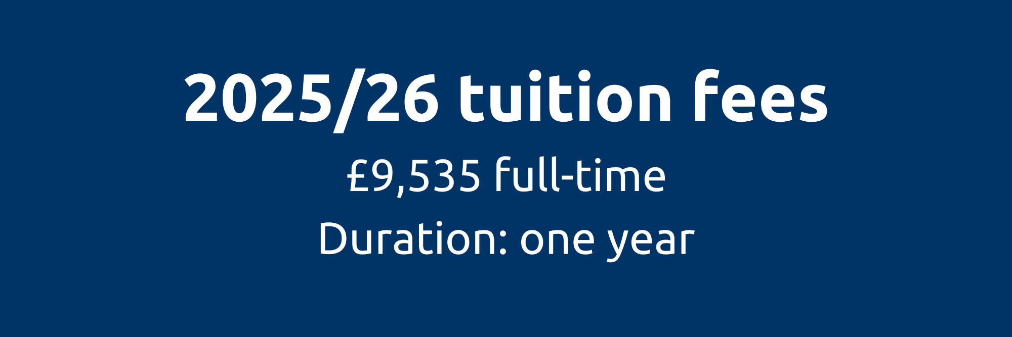 Tuition fees